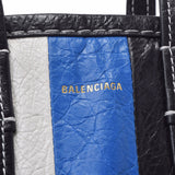 BALENCIAGA Balenciaga Bazaar Shopper XXS Outlet Black/White/Blue 513988 Ladies Curf Handbag A Rank Used Ginzo