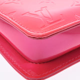 LOUIS VUITTON Louis Vuitton Verni Lexington Fusha Pink M91223 Ladies Monogram Verni Handbag AB Rank Used Ginzo