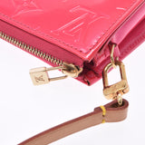 LOUIS VUITTON Louis Vuitton Verni Lexington Fusha Pink M91223 Ladies Monogram Verni Handbag AB Rank Used Ginzo
