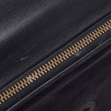 HERMES Hermes President Black/Green/Tea Men's Vogarber Liver Lizard Dobris Handbag AB Rank Used Ginzo