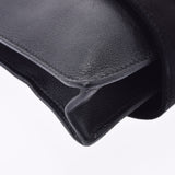 HERMES Hermes President Black/Green/Tea Men's Vogarber Liver Lizard Dobris Handbag AB Rank Used Ginzo