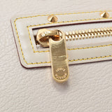 LOUIS VUITTON Louis Vuitton Shari Fabulow White Gold Bracket M91815 Ladies Gote Leather Handbag B Rank used Ginzo