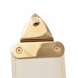 LOUIS VUITTON Louis Vuitton Shari Fabulow White Gold Bracket M91815 Ladies Gote Leather Handbag B Rank used Ginzo