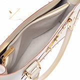 LOUIS VUITTON Louis Vuitton Shari Fabulow White Gold Bracket M91815 Ladies Gote Leather Handbag B Rank used Ginzo