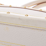 LOUIS VUITTON Louis Vuitton Shari Fabulow White Gold Bracket M91815 Ladies Gote Leather Handbag B Rank used Ginzo