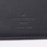 LOUIS VUITTON Louis Vuitton Damier Anfini Portfeille Braze Onyx (Black) N63010 Men's Leather Long Wallet AB Rank Used Ginzo