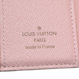 LOUIS VUITTON Louis Vuitton Monogram Portofoyu Zoe Brown/Pink M62933 Ladies Monogram Canvas Three Fold Wallet AB Rank Used Ginzo