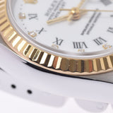 ROLEX Rolex Datejust 10P Diamond 69173G Ladies YG/SS Watch Automatic White Dial A Rank Used Ginzo