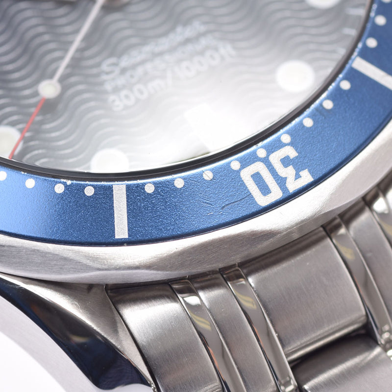 Omega Omega Sea Master Professional 300m 2541.80男士SS Watch Quartz Blue Dial A等级使用Ginzo