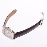 Cartier Cartier Pan Tail Ladies SS/YG/Leather Watch Quartz象牙拨号拨号