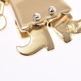 Pomellato Pomerato King Motif Charm unisex k18yg吊坠顶级A级使用Ginzo