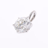 其他钻石1.043CT I-SI2一谷物钻石女士PT900白金吊坠顶部使用Ginzo