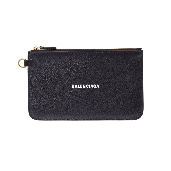 BALENCIAGA バレンシアガ キャッシュウォレット 黒 655620 レディース カーフ 長財布 Aランク 中古 銀蔵