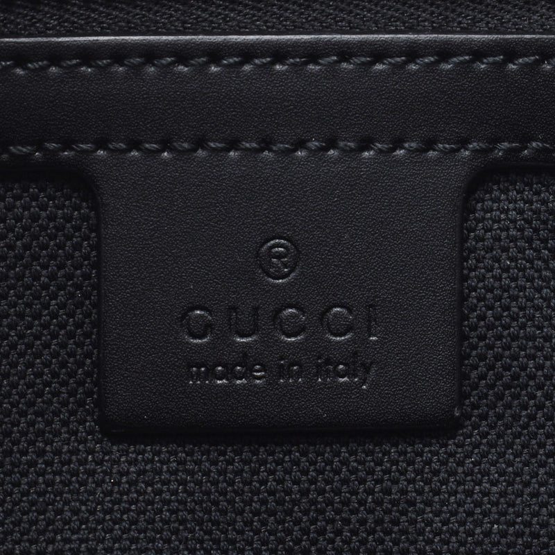 GUCCI Gucci GG Sprem West Bag Belt Bag Dark Gray/Black 474293 Unisex PVC Calf Body Bag Unused Ginzo