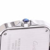 Cartier Cartier Santos de Movaisel LM W25065Z5女士SS Watch Quartz象牙拨号拨号