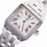 Cartier Cartier Santos de Movaisel LM W25065Z5 Ladies SS Watch Quartz Ivory Dial A Rank used Ginzo