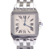 Cartier Cartier Santos de Movaisel LM W25065Z5女士SS Watch Quartz象牙拨号拨号