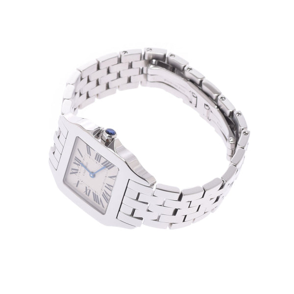 Cartier Cartier Santos de Movaisel LM W25065Z5 Ladies SS Watch Quartz Ivory Dial A Rank used Ginzo