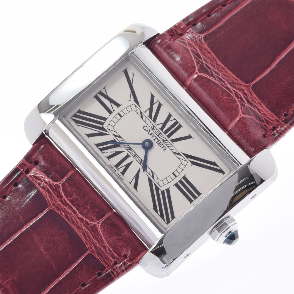 カルティエタンク ディヴァンLM 新品ベルト メンズ 腕時計 W6300655 CARTIER 中古 – 銀蔵オンライン