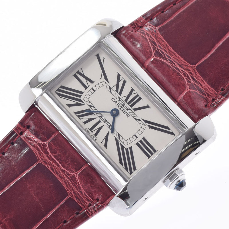 カルティエタンク ディヴァンLM 新品ベルト メンズ 腕時計 W6300655 ...