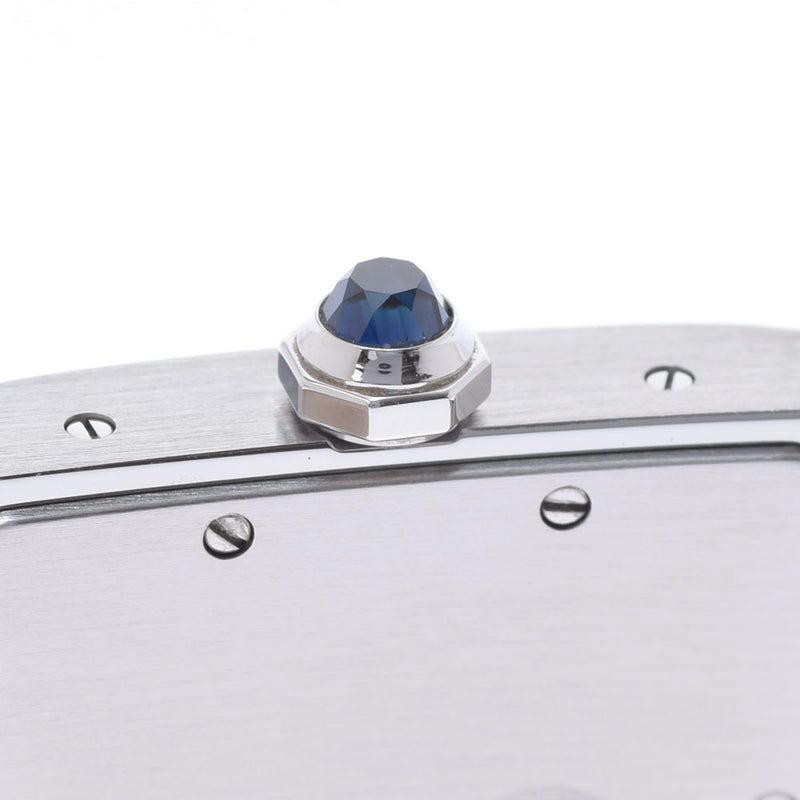 Cartier Cartier Tank Divan LM New Belt W6300655 Men's SS/Leather Watch Quartz Ivory Dial A Rank Used Ginzo