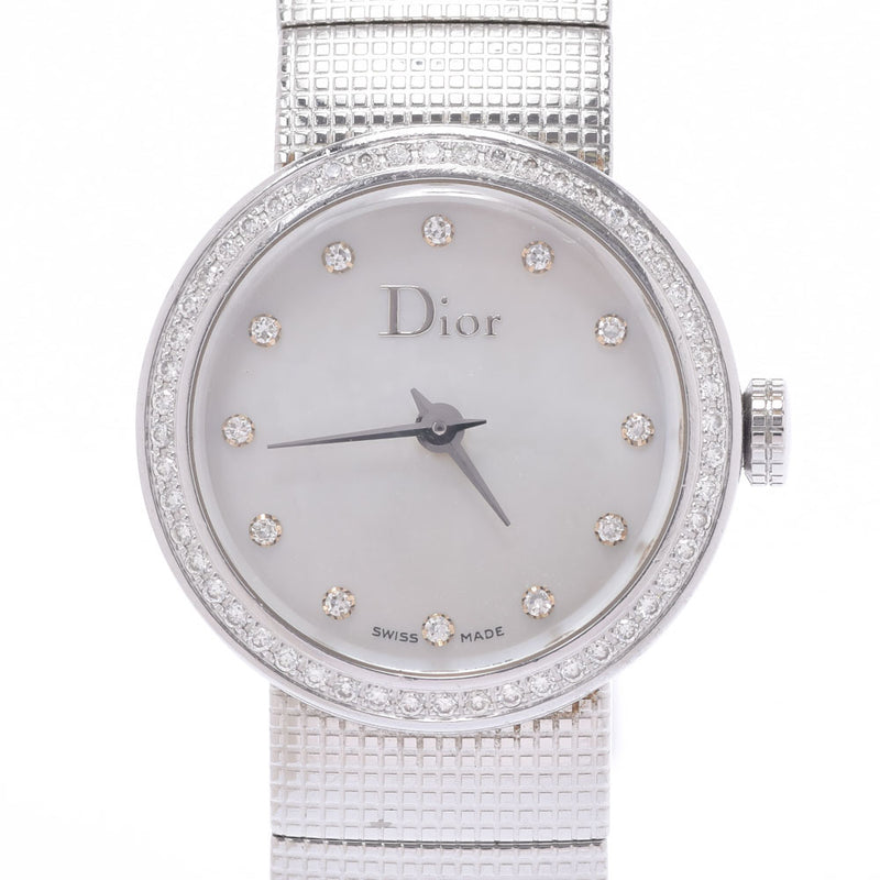 クリスチャンディオールラ ベイビー ディ 12Pダイヤ/ベゼルダイヤ レディース 腕時計 CHRISTIAN DIOR 中古 – 銀蔵オンライン