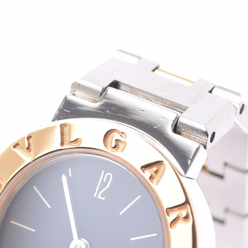 Bvlgari Bulgari Bulgari Bulgari Bulgari Bulgari 23 BB23SG女士yg/ss观看石英黑色表盘