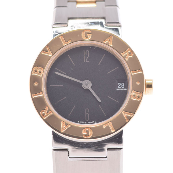 BVLGARI Bulgari Bulgari Bulgari Bulgari 23 BB23SG Ladies YG/SS Watch Quartz Black Dial A Rank used Ginzo