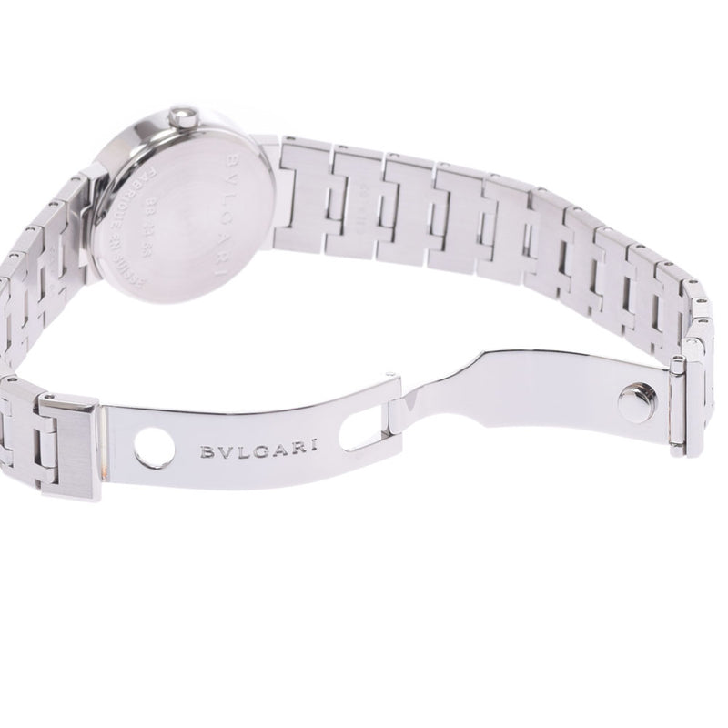 Bvlgari Bulgari Bulgari Bulgari Bulgari Bulgari 23 12p钻石BB23S女士SS观看石英黑色拨号台用ginzo