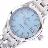 OMEGA Omega Sea Master 120m 2581.87 Ladies SS Watch Quartz Blue Shell Dial A Rank used Ginzo