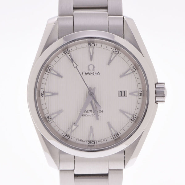 OMEGA Omega Sea Master Aqua Terra 231.10.39.61.02.001 Men's SS Watch Quartz Silver Dial A Rank Used Ginzo