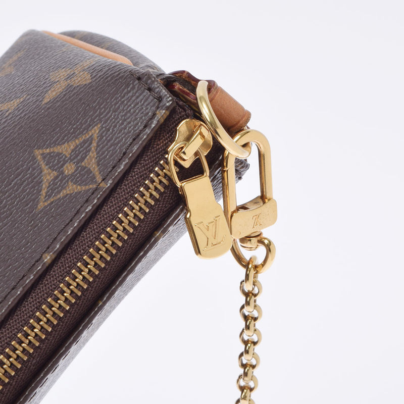 LOUIS VUITTON ルイヴィトン モノグラム エヴァ ブラウン M95567 レディース モノグラムキャンバス 2WAYバッグ Aランク 中古 銀蔵