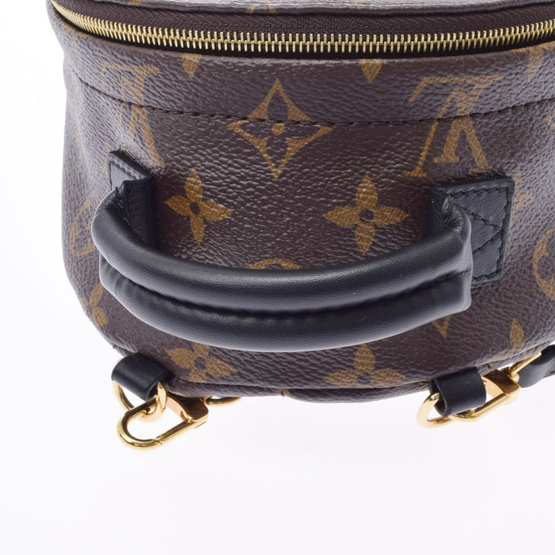 路易威顿路易斯·维顿（Louis Vuitton）路易威登（Louis Vuitton）会标棕榈弹簧背包迷你新棕色M44873女士Buck Daypack A级使用Ginzo