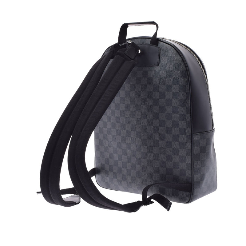 路易·威登（Louis Vuitton）路易·维顿（Louis Vuitton）达米尔（Damier）石墨乔什·黑/灰色N41473男士达米尔石墨帆布背包daypack shin shin -used ginzo