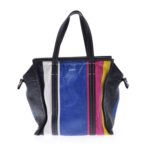 BALENCIAGA Balenciaga Bazaar Shopper S Multicolor 513990 Ladies Vintage Calf Handbag AB Rank Used Ginzo