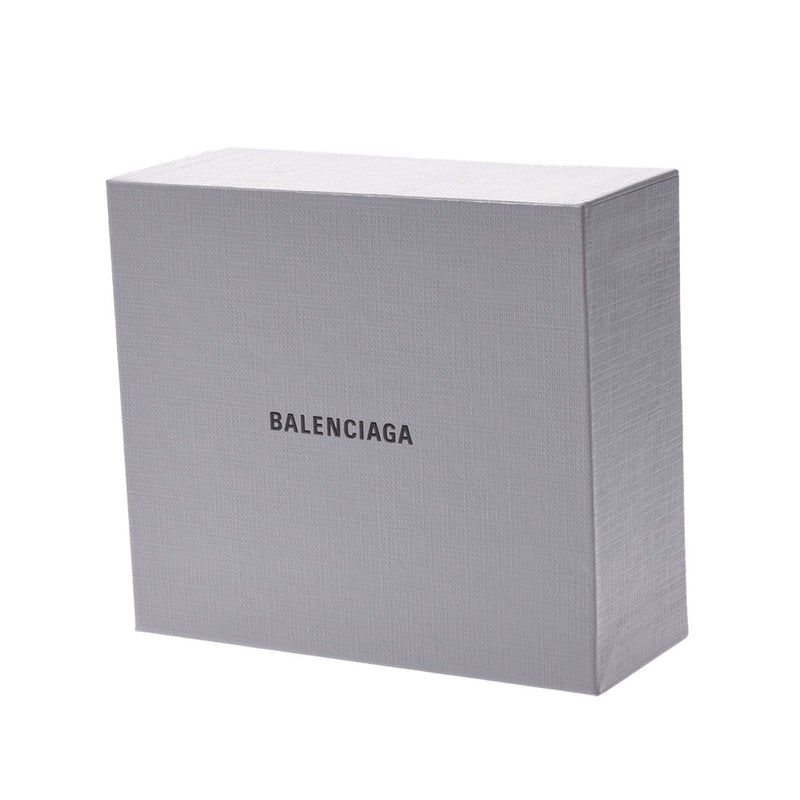 BALENCIAGA Balenciaga Paper Mini Wallet Brown 391446 Unisex Calf Mold Fold Wallet New Ginzo