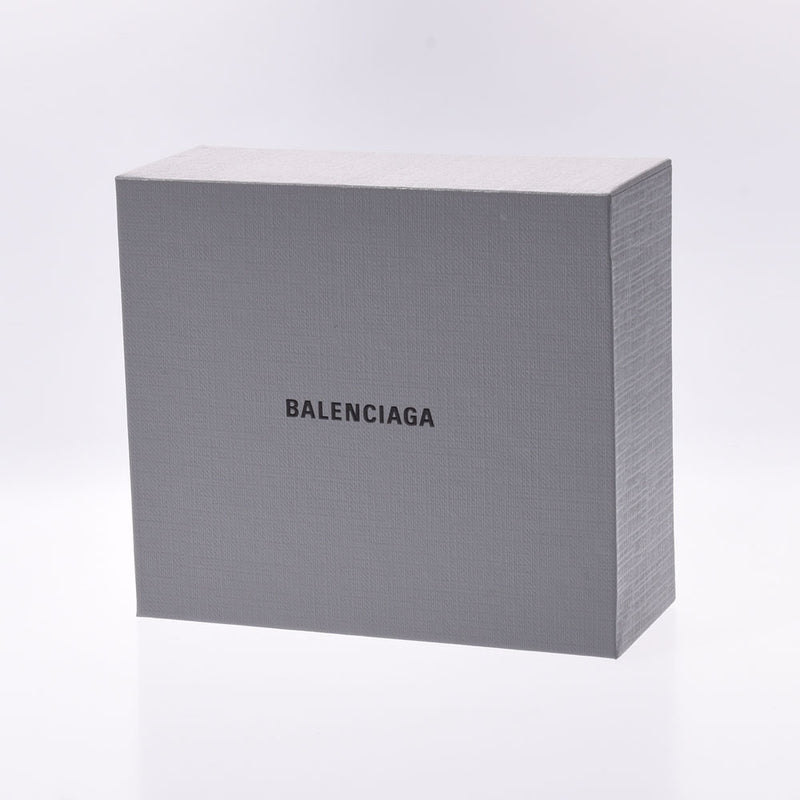 BALENCIAGA Balenciaga Paper Mini Wallet Brown 391446 Unisex Calf Mold Fold Wallet New Ginzo