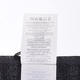 GUCCI Gucci GG Pattern Webing Line Stall Black 147351 Unisex wool 80 %/Silk 20 % Muffler New Ginzo