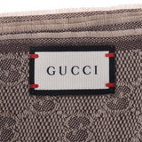 GUCCI Gucci GG Pattern Webing Line Stall Brown type 147351 Unisex wool 80 %/Silk 20 % Muffler New Ginzo