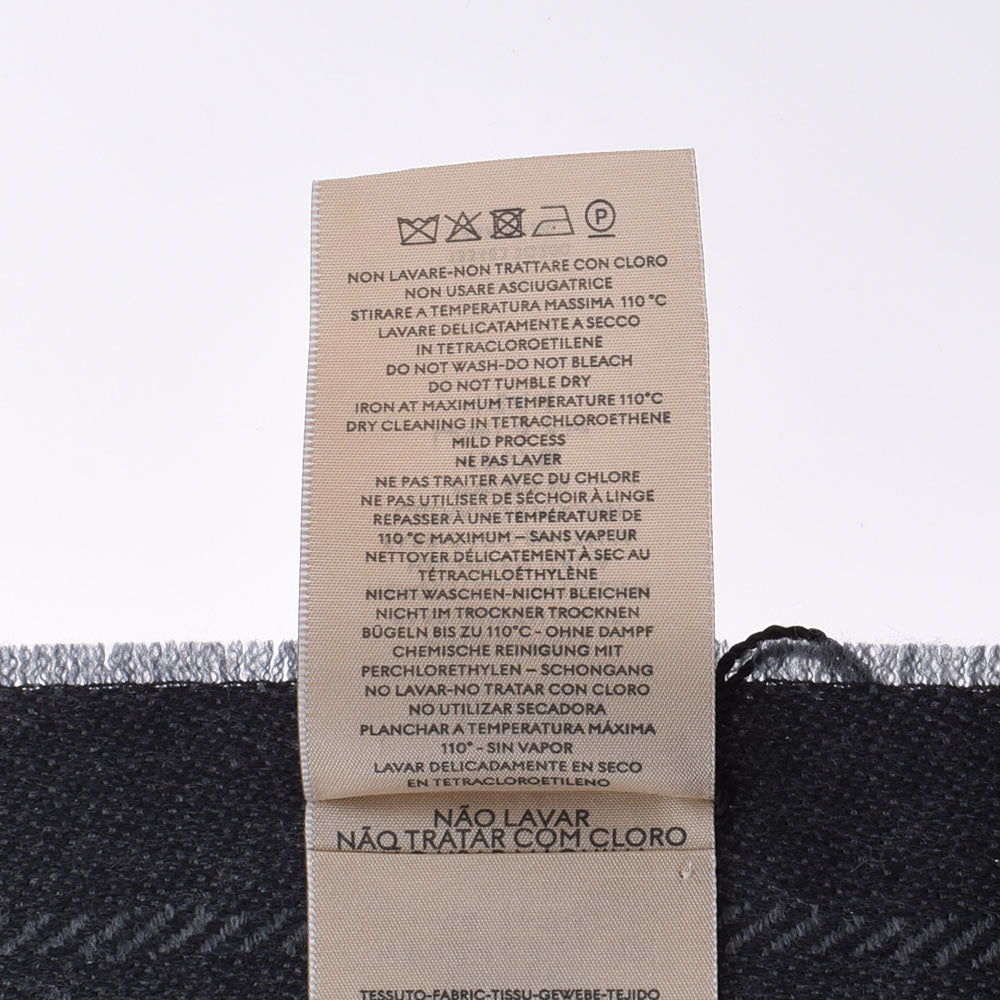 Gucci GG pattern stall Gray/Black Unisex Muffler 133483 Gucci