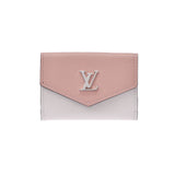 LOUIS VUITTON Louis Vuitton Portofoille Rock Mini Rose Valley/Bron Mite M63978 Ladies Calf Mold Wallet A Rank Used Ginzo