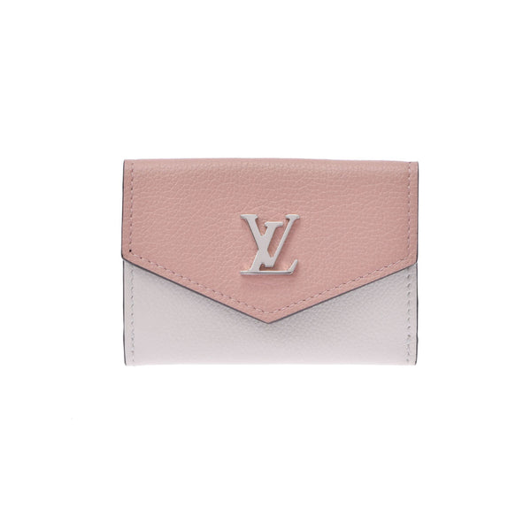 LOUIS VUITTON Louis Vuitton Portofoille Rock Mini Rose Valley/Bron Mite M63978 Ladies Calf Mold Wallet A Rank Used Ginzo