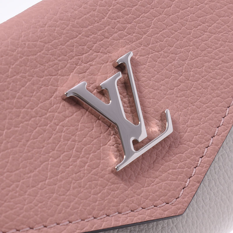 LOUIS VUITTON Louis Vuitton Portofoille Rock Mini Rose Valley/Bron Mite M63978 Ladies Calf Mold Wallet A Rank Used Ginzo