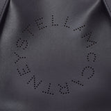 STELLA MCCARTNEY Stella McCartney Punch Logo Black Gold Bracket 700265 Ladies polyurethane polyester shoulder bag New Ginzo