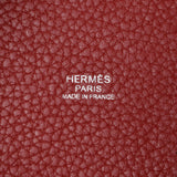 HERMES Hermes Picotan Lock PM Rouge Kazaac (Red) Silver Bracket □ Q -engraved (around 2013) Ladies Toryon Lemance Handbag B Rank Used Ginzo