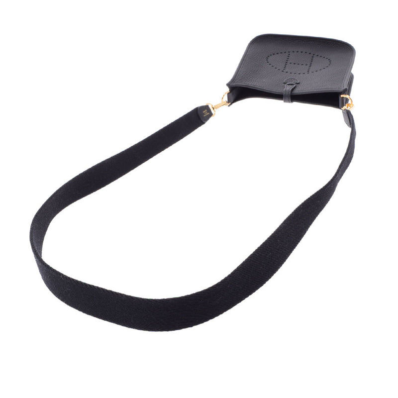 HERMES Hermes Evrin TPM Black Gold Bracket Y engraved (around 2020) Ladies Toryon Lemance Shoulder Bag New Used Ginzo