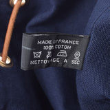 爱马仕爱马仕（Hermes Hermes）Polon Mimil GM海军蓝色男女unisex帆布/皮革肩袋AB级使用Ginzo