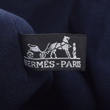 爱马仕爱马仕（Hermes Hermes）Polon Mimil GM海军蓝色男女unisex帆布/皮革肩袋AB级使用Ginzo