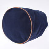 爱马仕爱马仕（Hermes Hermes）Polon Mimil GM海军蓝色男女unisex帆布/皮革肩袋AB级使用Ginzo