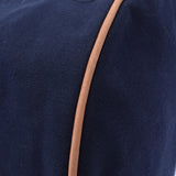 爱马仕爱马仕（Hermes Hermes）Polon Mimil GM海军蓝色男女unisex帆布/皮革肩袋AB级使用Ginzo